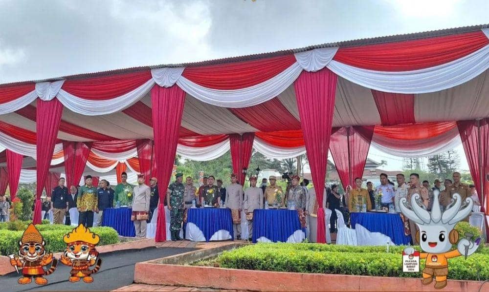 Peluncuran Maskot dan Jingle Pemilihan Kepala Daerah (Pilkada) Bupati dan Wakil Bupati Lampung Barat tahun 2024 (instagram/KPU Lampung Barat)