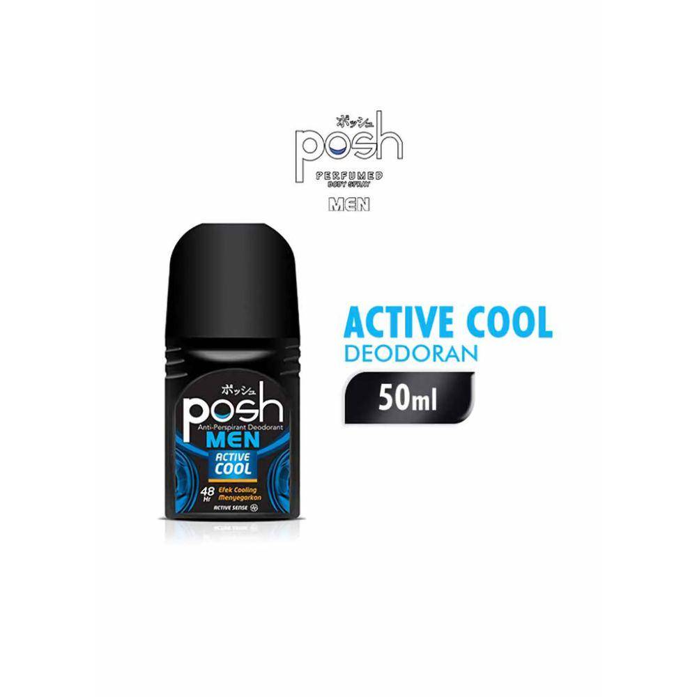 POSH Men Active Cool Deodorant Roll On (shopee.co.id/Toko As - Syifa)