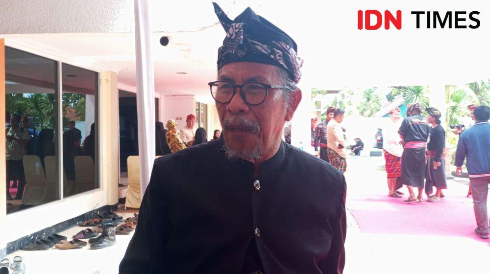Pengeraksa Agung Majelis Adat Sasak Lalu Sajim Sastrawan. (IDN Times/Muhammad Nasir)