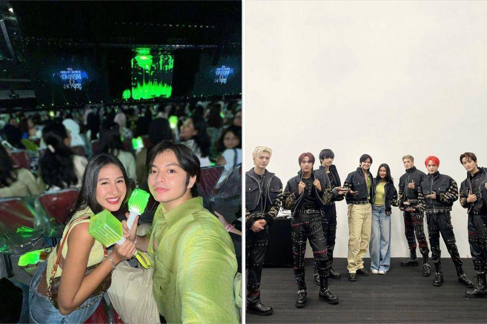 momen Shenina Cinnamon dan Angga Yunanda nonton konser NCT Dream (instagram.com/sheninacinnamon)