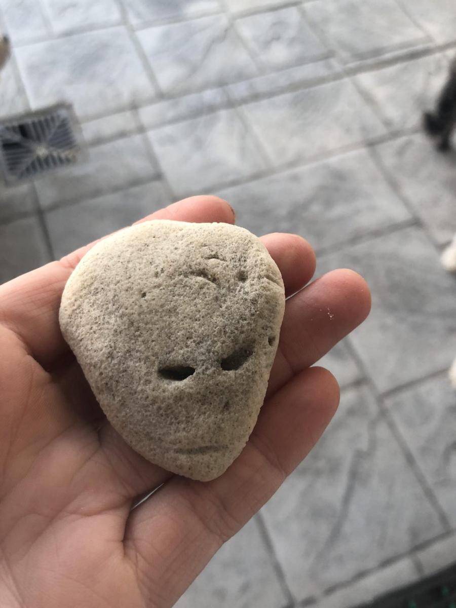 potret batu unik di pantai (reddit.com/user/partypill)