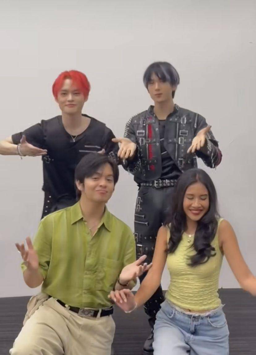 momen Shenina Cinnamon dan Angga Yunanda nonton konser NCT Dream (instagram.com/angga)