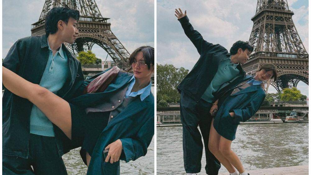 Potret Vidi Aldiano dan Sheila Dara Aisha liburan di Paris (instagram.com/vidialdiano)
