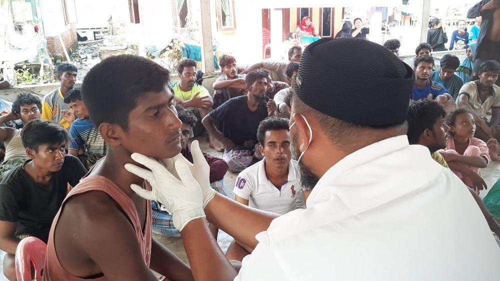 Pengungsi Rohingya Kabur dari Tempat Penampungan di Tanjung Pura