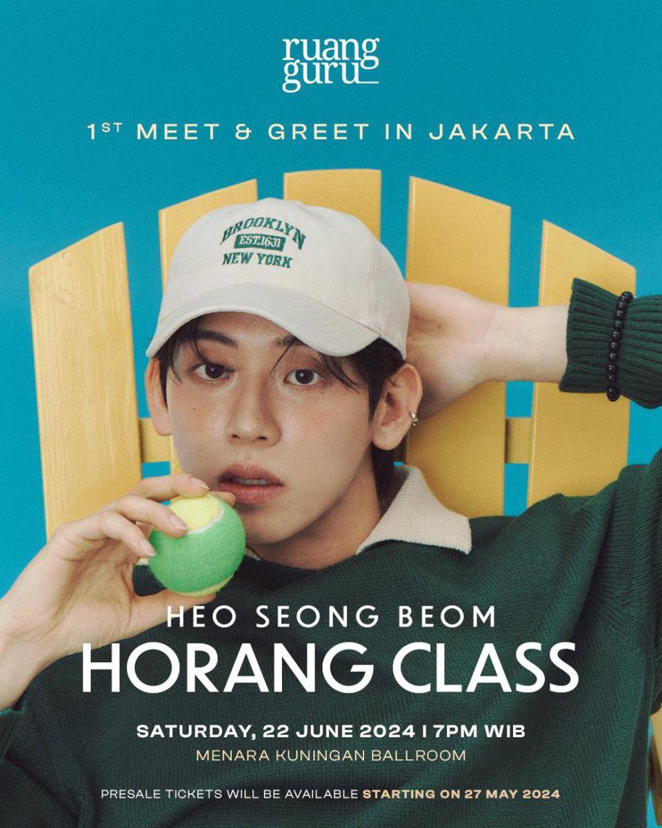 jadwal fanmeeting Heo Seong Beom (twitter.com/ruangguru)