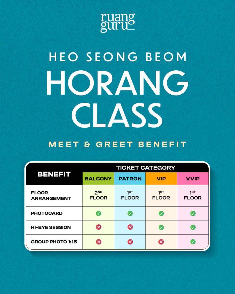 benefit fanmeeting Heo Seong Beom (twitter.com/ruangguru)