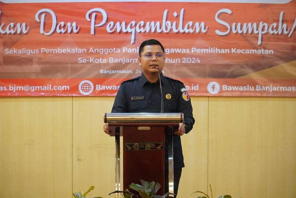 Ketua Bawaslu Kota Banjarmasin, M Fachrizanur.