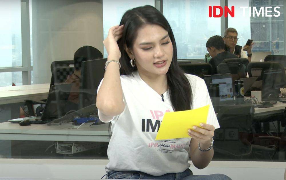 Davina Karamoy pada Rabu (22/5/2024) (dok. IDN Times)