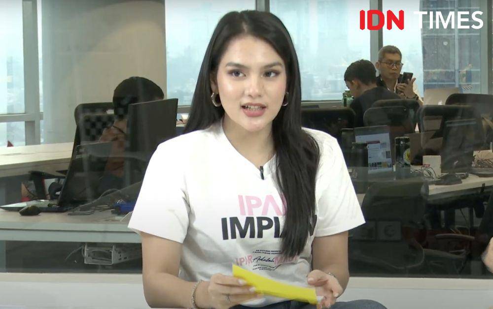 Davina Karamoy pada Rabu (22/5/2024) (dok. IDN Times)