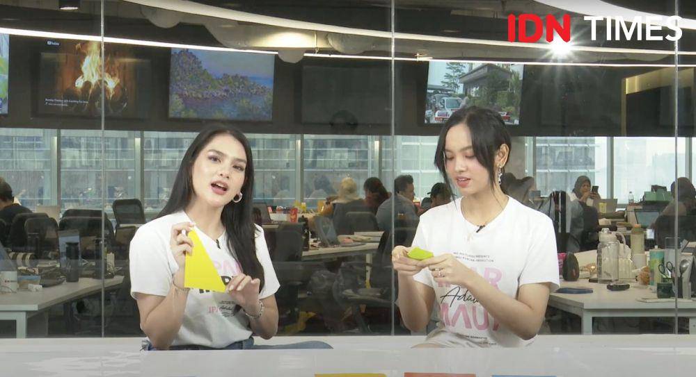 Davina Karamoy dan Lyodra Ginting pada Rabu (22/5/2024) (dok. IDN Times)