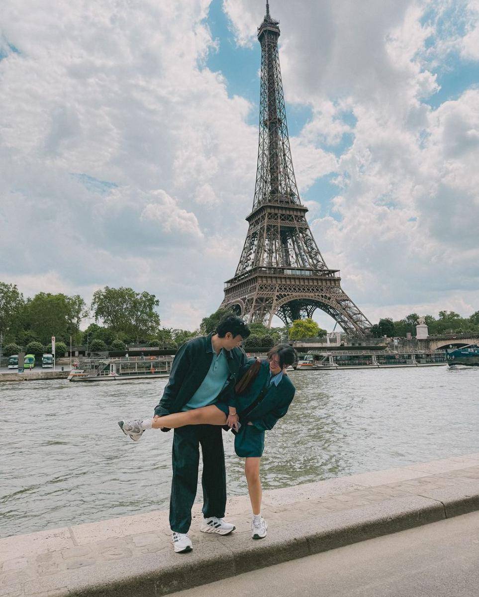 potret Vidi Aldiano dan Sheila Dara Aisha liburan di Paris (instagram.com/vidialdiano)