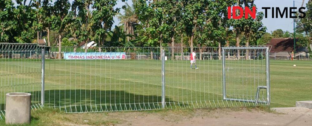 Lapangan tempat latihan Timnas Indonesia U-16 di Kabupaten Sleman (IDNTimes/Febriana Sinta)