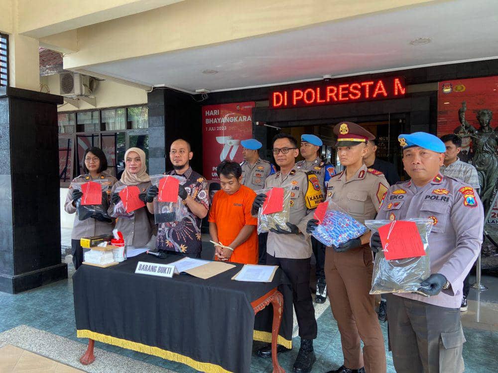 Konferensi pers kasus pemerkosaan gadis Blitar di Kota Malang. (IDN Times/Rizal Adhi Pratama)