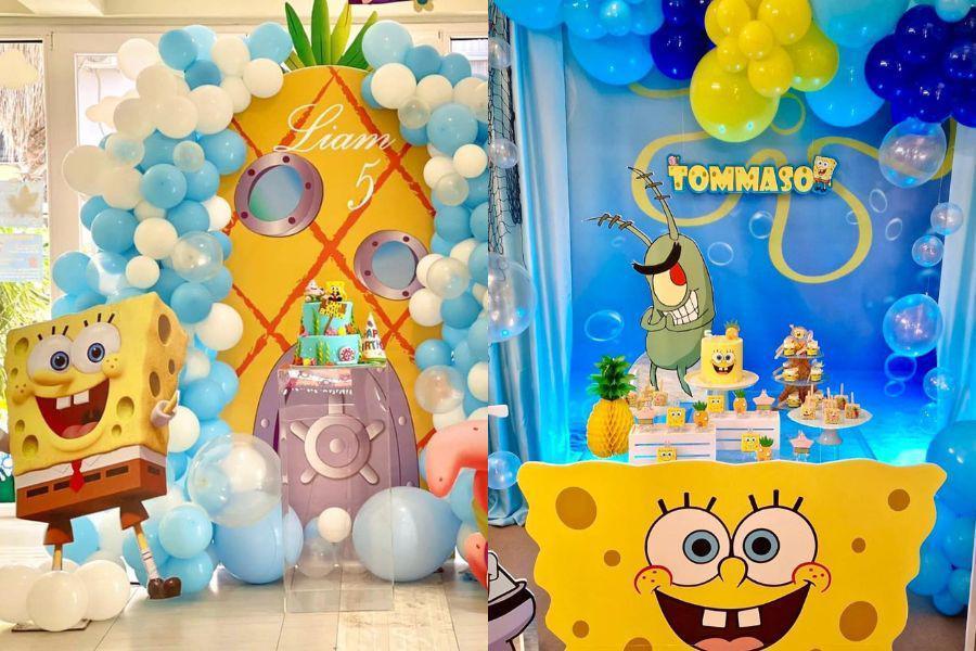 21 Ide Dekorasi Ulang Tahun Anak Tema Spongebob, Cheerful Banget!