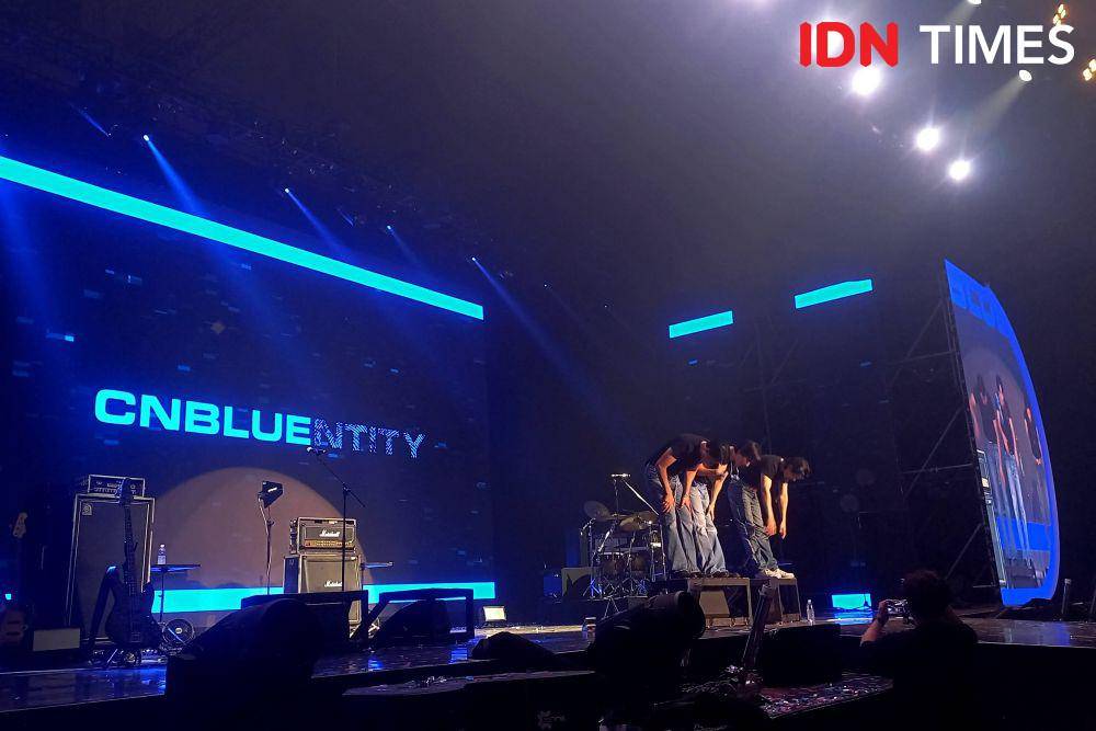 CNBLUE di konser CNBLUENTITY Jakarta, ICE BSD City, Sabtu (25/4/2024). (IDN Times/Ines Suseno)