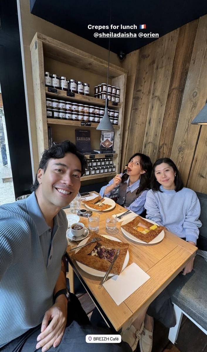 potret Vidi Aldiano dan Sheila Dara di Paris (instagram.com/vidialdiano)