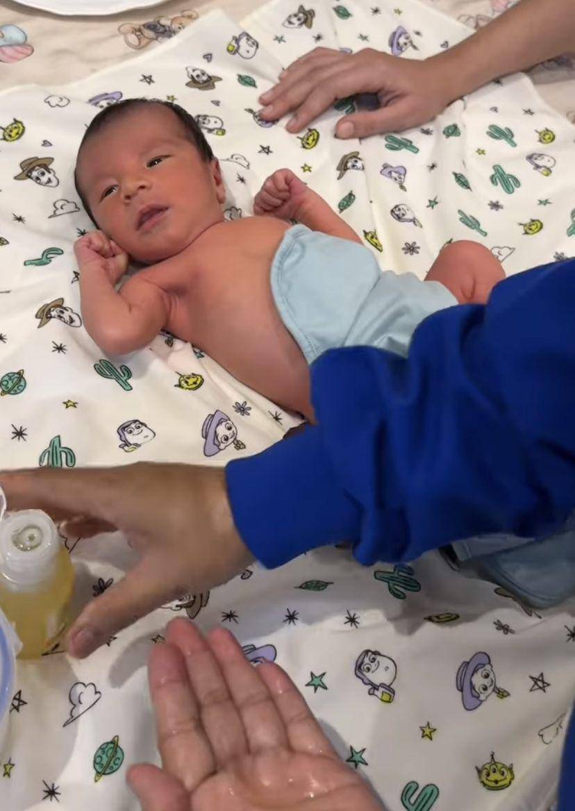 potret Bem Smith Opra, anak Oky Pratama yang baru lahir (Instagram.com/bemsmithopra)