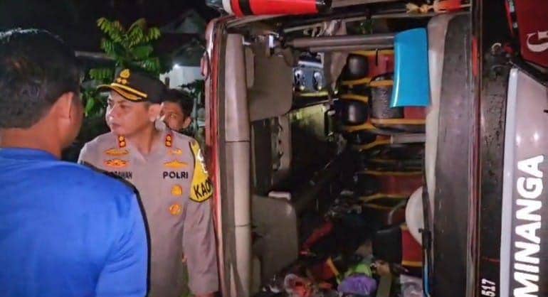 Korban Tewas Bus Study Tour SDN 1 OKI Merupakan Guru dan Murid