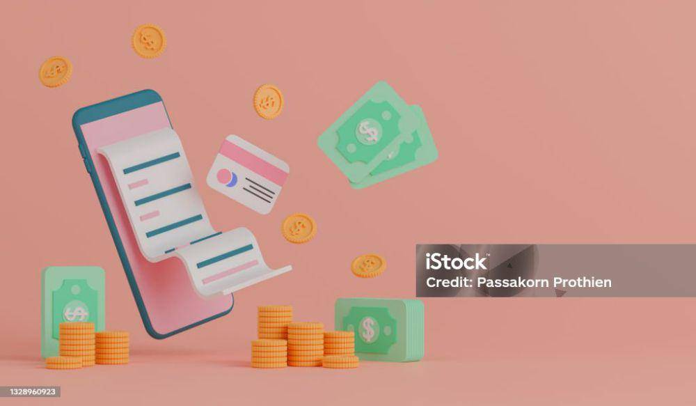 ilustrasi pembayaran online (istockphoto.com/Passakorn Prothein)