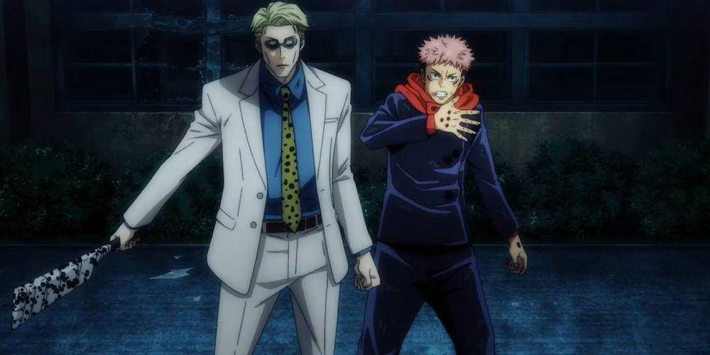 Kento Nanami dan Yuji Itadori (dok. Gege Akutami (Story & Art), MAPPA/Jujutsu Kaisen)