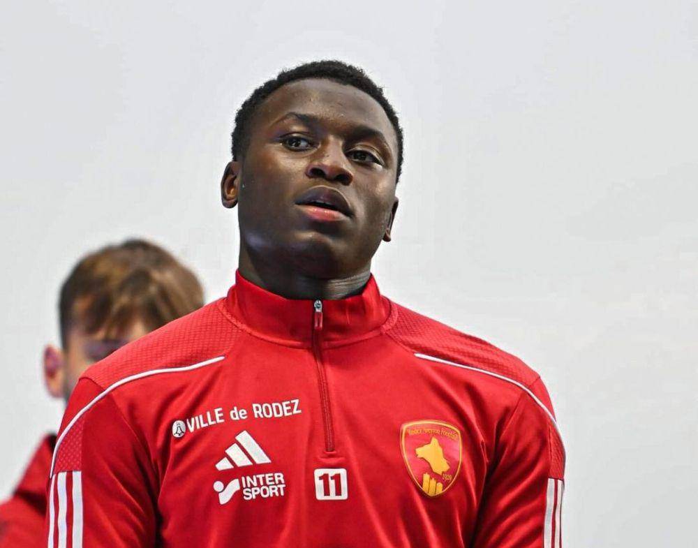 Dembo Sylla ketika berlatih bersama Rodez. (instagram.com/rodezaveyronfootball)