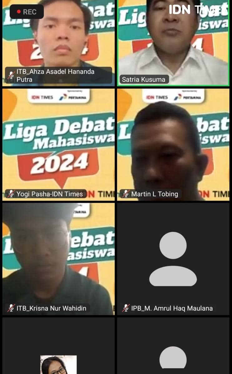 Liga debat mahasiswa 2024. IDN Times