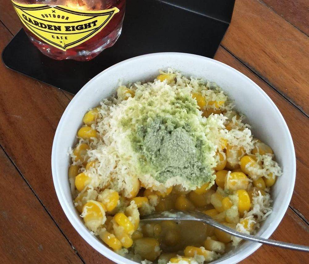 Jasuke green tea (instagram.com/garden_coffee_resto)