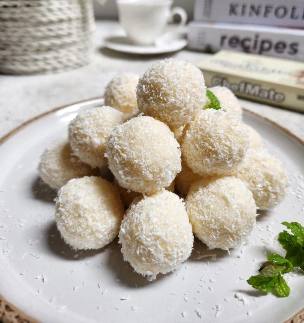 Resep Truffle Kelapa dengan Cokelat Putih, Dessert yang Legit!