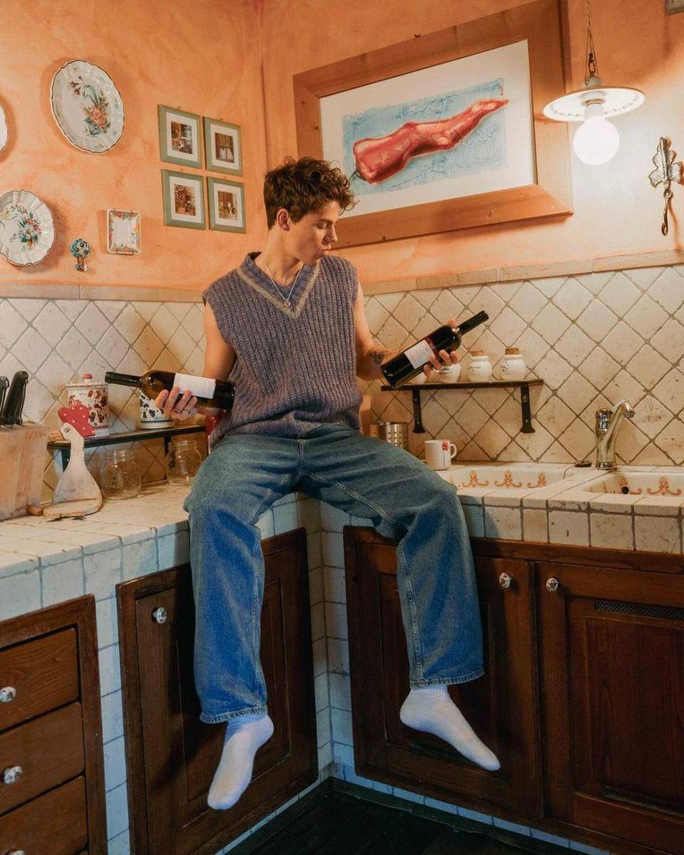 OOTD knitwear ala Peder Elias (instagram.com/pedereliaas)