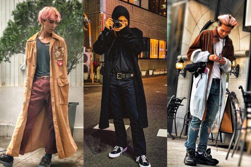 7 OOTD Long Coat Mino WINNER, Cool dan Modis