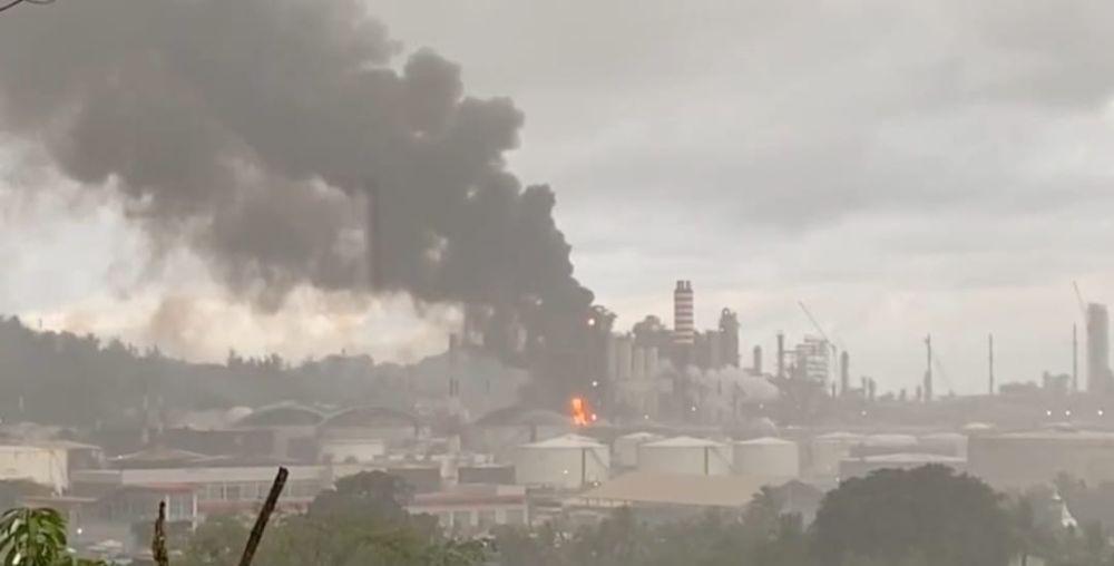 Awas, Ini Titik Kebakaran Kilang Pertamina di Balikpapan