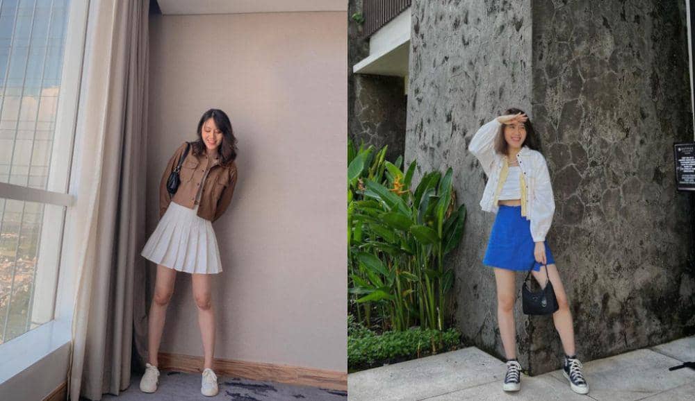 7 Padu Padan Crop Top dan Mini Skirt ala Jasmine Chen, Super Girly!