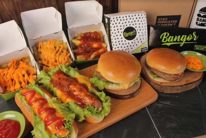 ilustrasi Burger Bangor (franchisepedia.id)