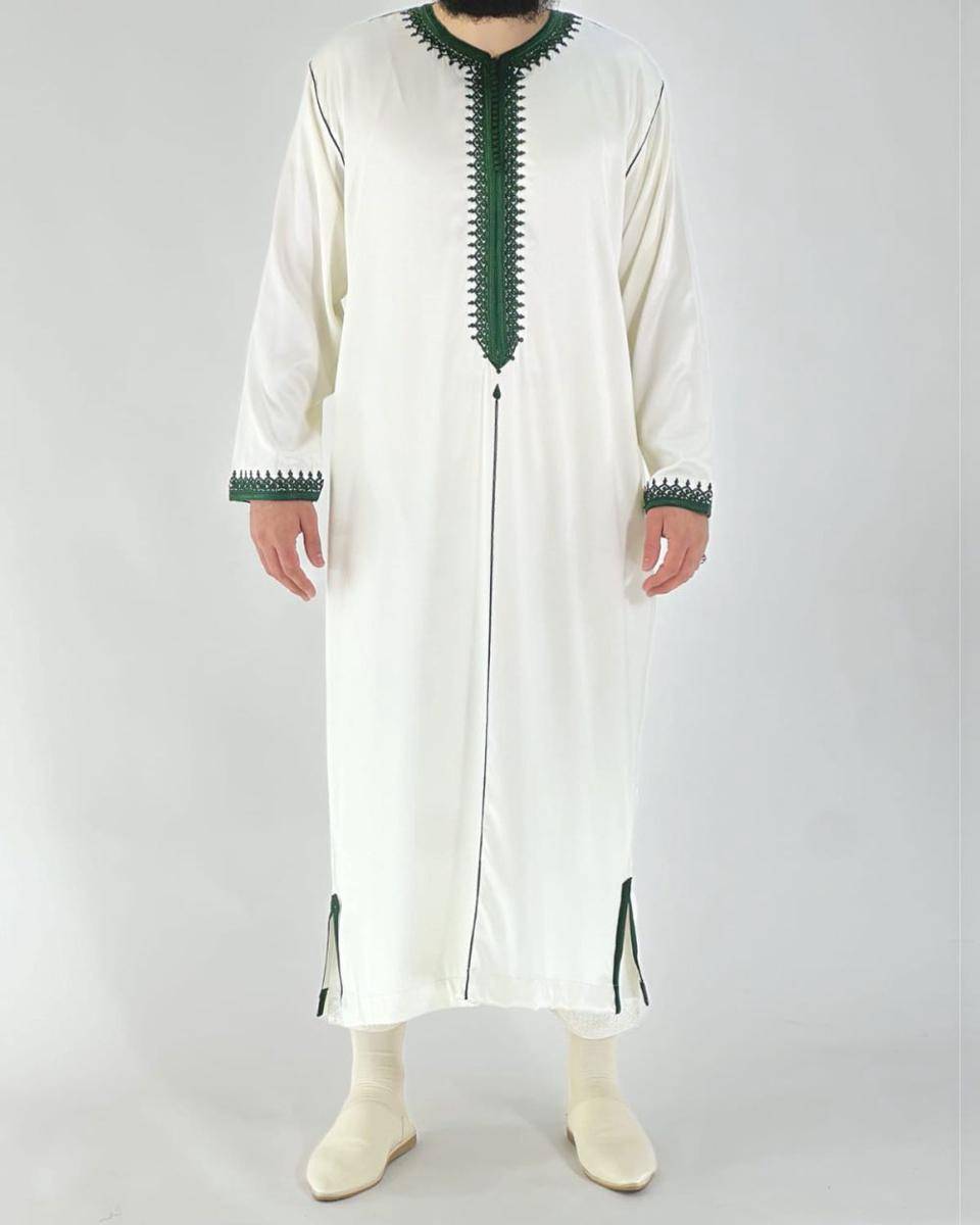 ilustrasi gamis jalabiya atau thawb pria khas Maroko (MUDA PARIS)