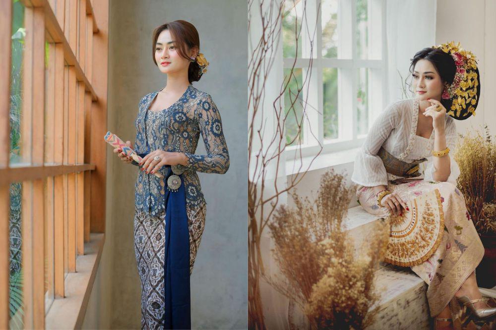 9 Gaya Kebaya ala Nindy Pricilia, Kakak Ipar Mahalini!