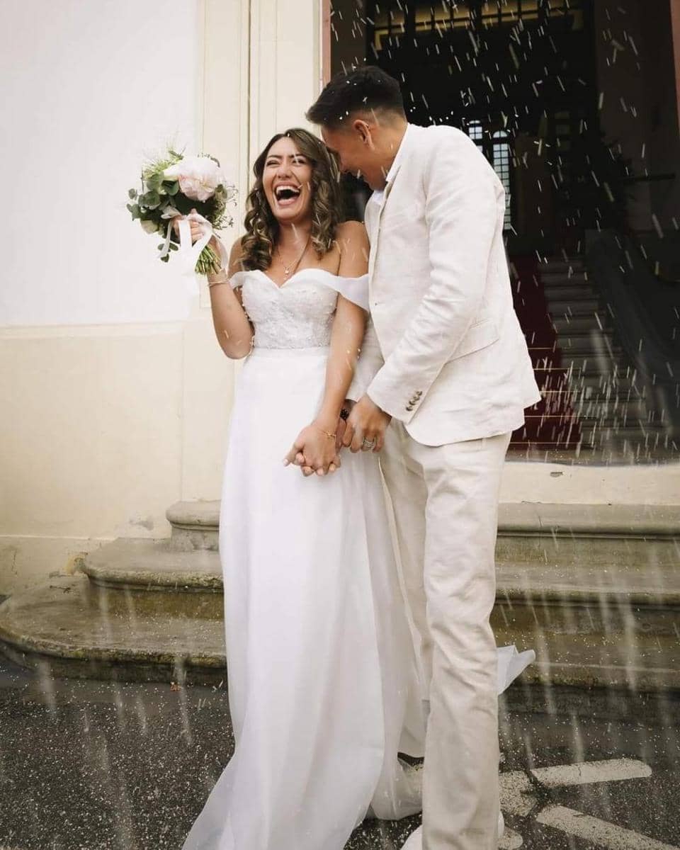 Gaya pernikahan Amanda Gonzales di Italia (instagram.com/gonzalezamanda10)