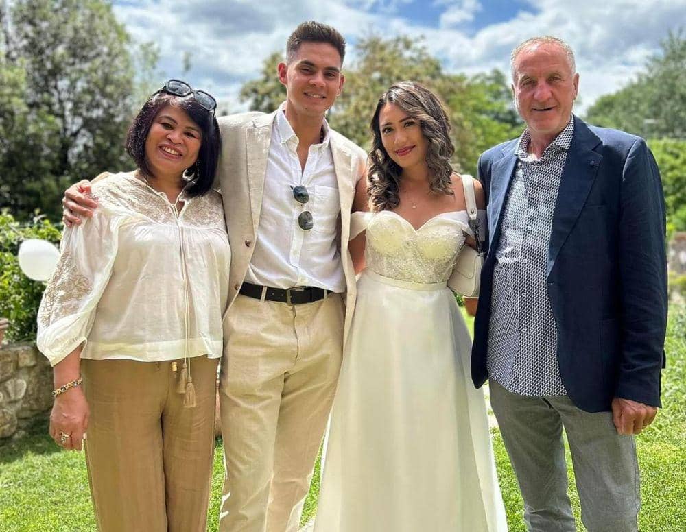 Gaya pernikahan Amanda Gonzales di Italia (instagram.com/gonzalezamanda10)