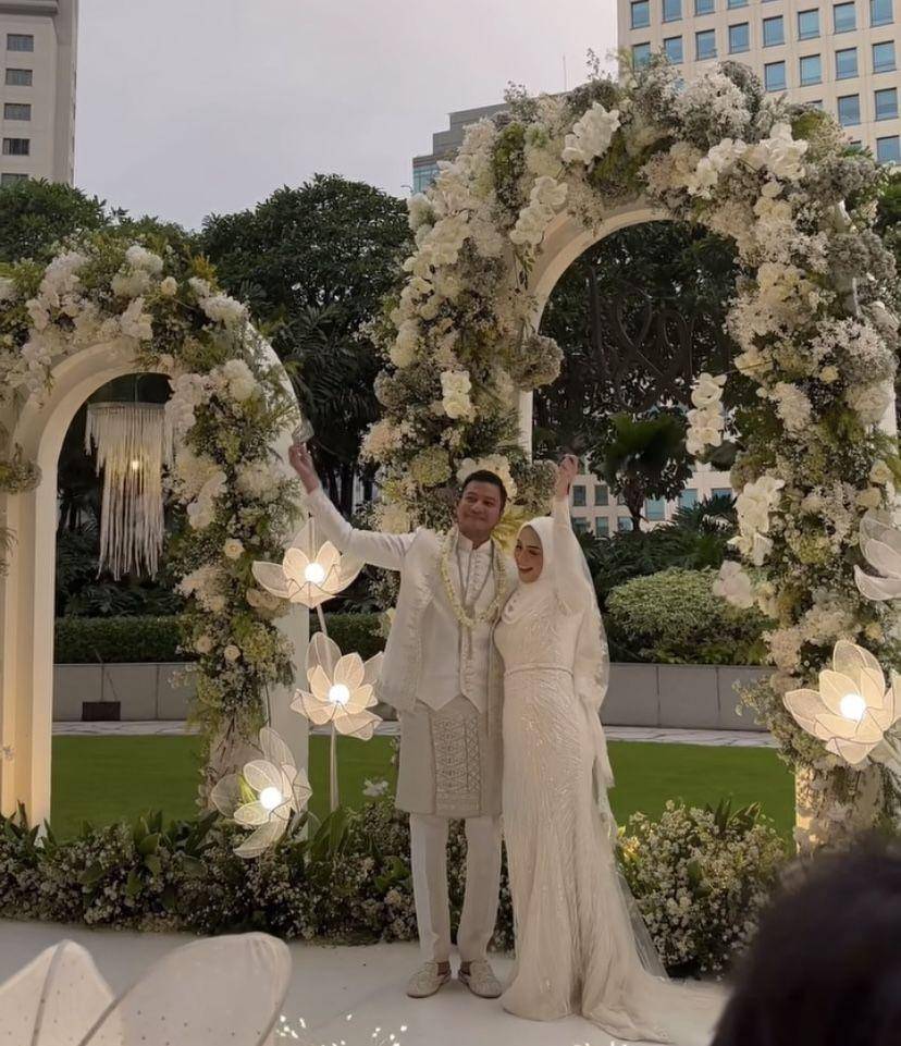 potret pernikahan Melody Prima dan Ilham Prawira (Instagram.com/fitrrryy)