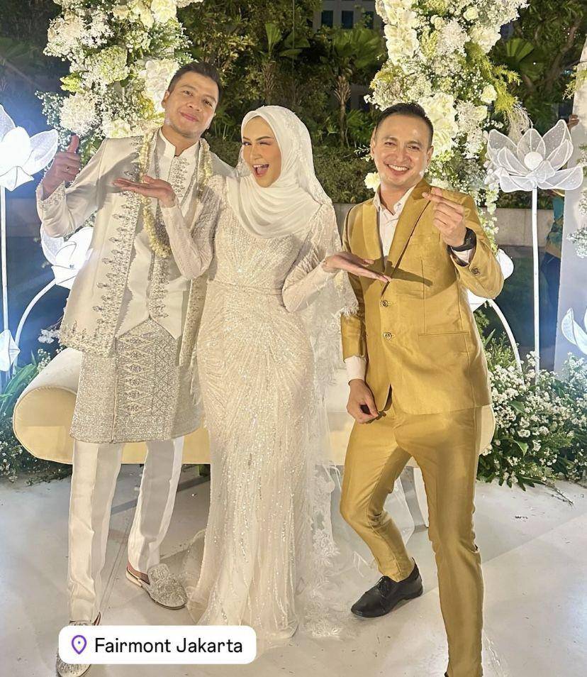potret pernikahan Melody Prima dan Ilham Prawira (Instagram.com/branesherman)