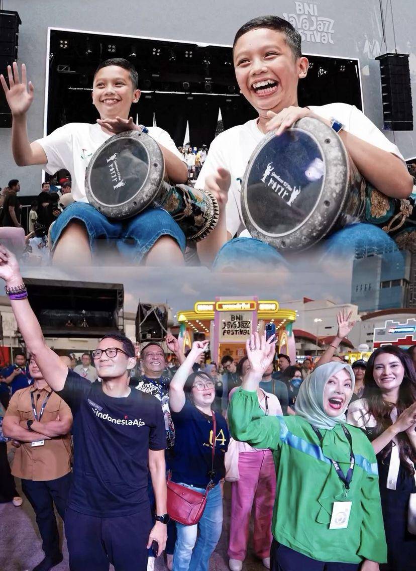 potret Sulaiman anak Sandiaga Uno tampil di Java Jazz Festival 2024 (Instagram.com/sandiuno)