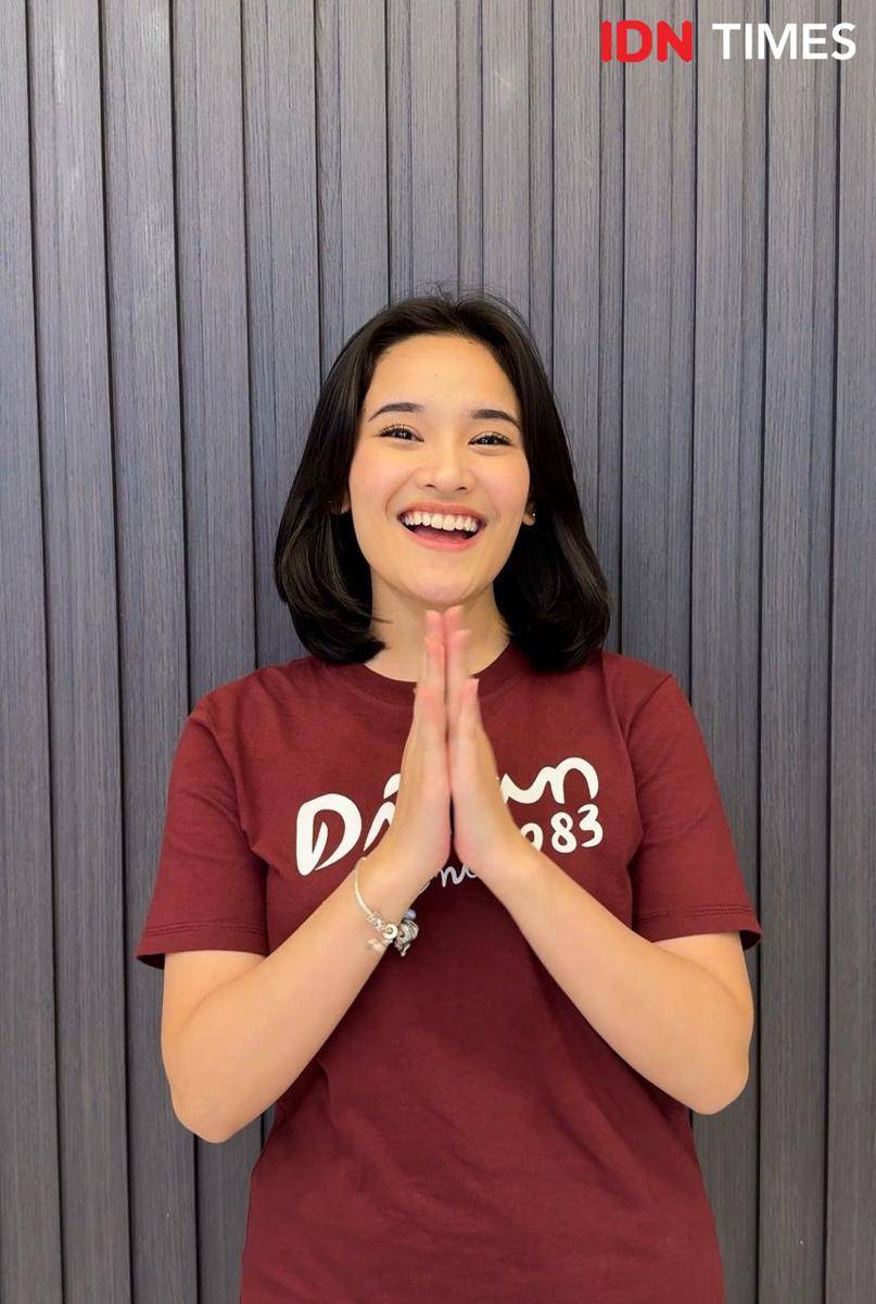 Ashel eks JKT48 pada Jumat (24/5/2024) (IDN Times/Elizabeth Chiquita)