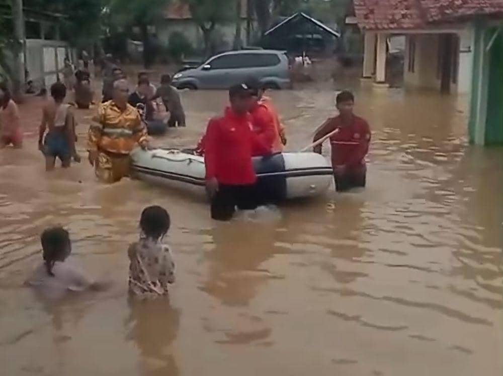 Ribuan Rumah di Tangerang Terendam Banjir Hingga 1 Meter