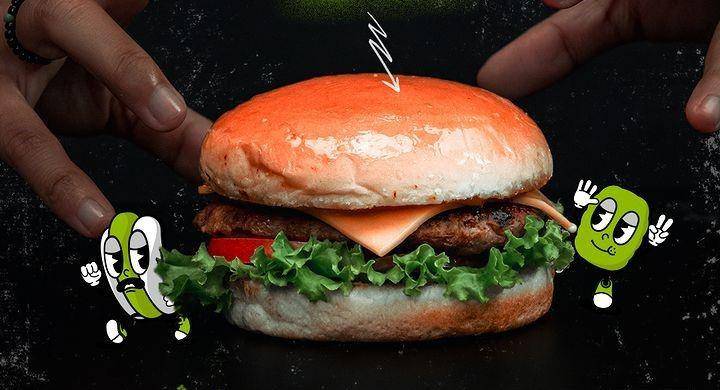 ilustrasi burger Jelata Cheese dari Burger Bangor (instagram.com/burgerbangor)