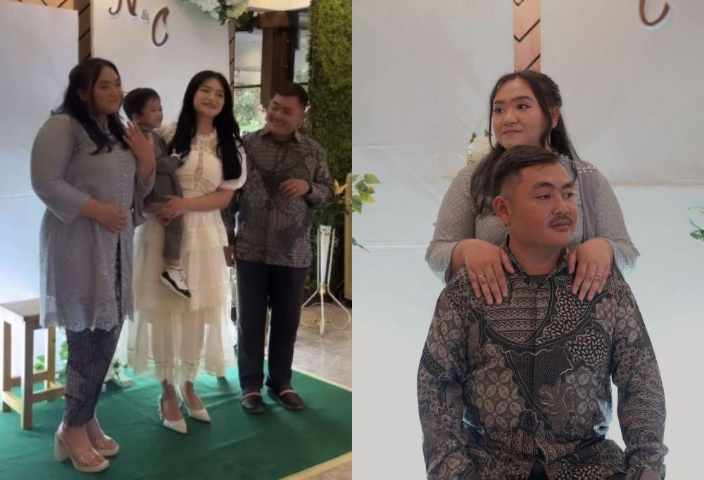7 Gaya Lamaran Adik Nathalie Holscher, Anggun Berkebaya