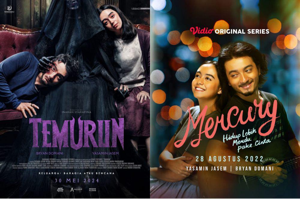 3 Film dan Series Dibintangi Bryan Domani-Yasamin Jasem, Serasi!