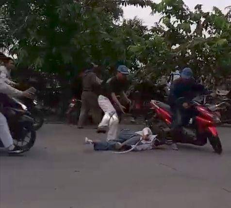 Tawuran pelajar terjadi di Bekasi. (Istimewa)