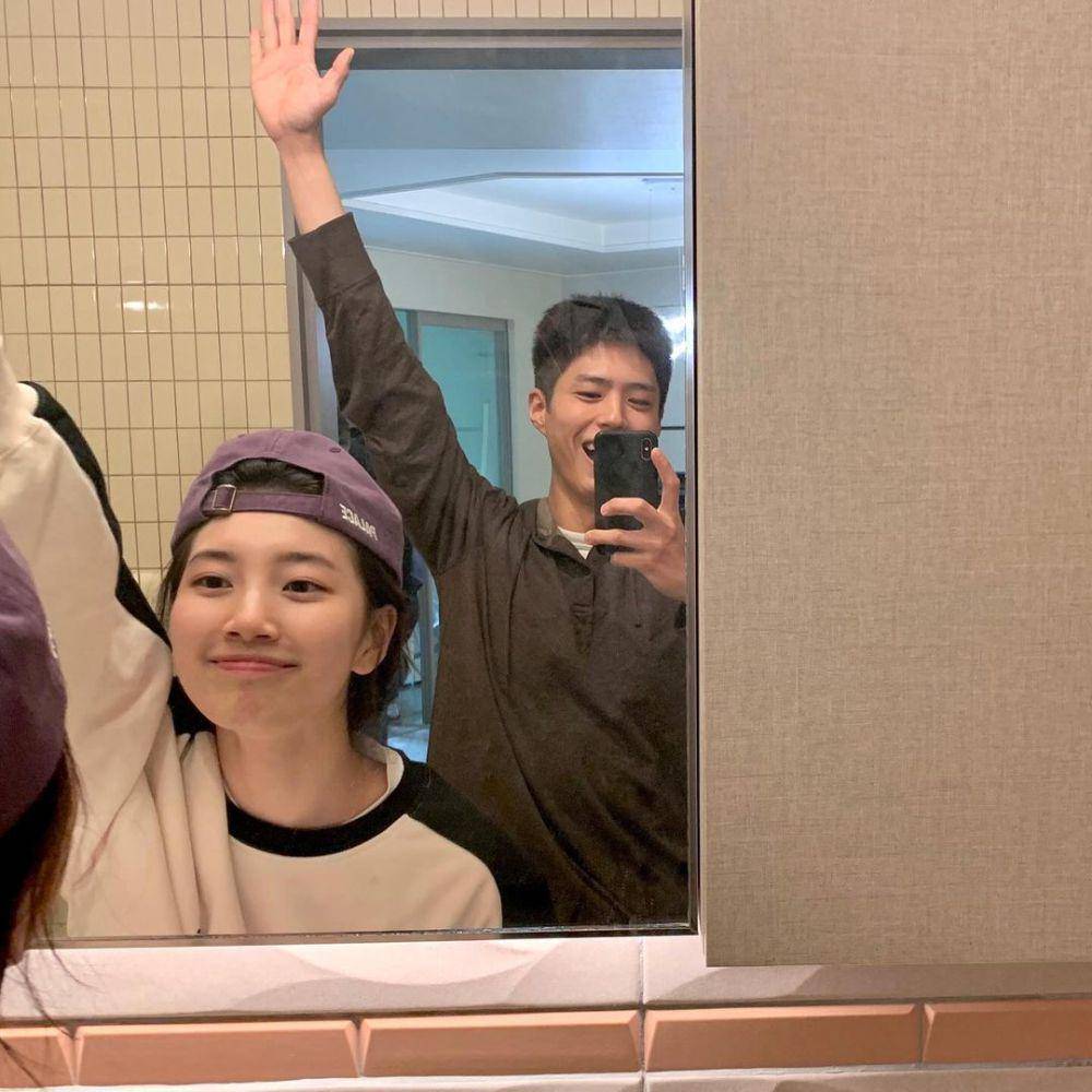 keseruan Park Bo Gum dan Suzy di balik layar film Wonderland (instagram.com/bogummy)
