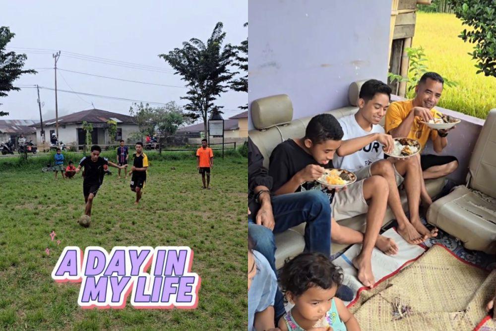 7 Potret Kegiatan Betrand Peto di Kampung Halamannya, Melokal!