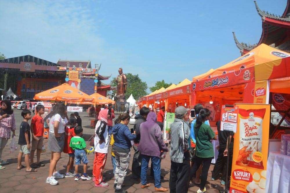 Semarak Cleo Festival Kuliner di Sam Poo Kong, Dimeriahkan 100 Tenant