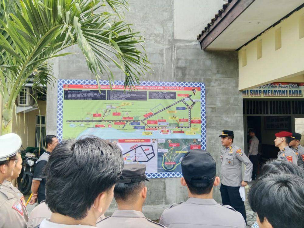 Pembukaan Ops Tuhuk Krakatau 2024 di Mapolres Pesisir Barat. (Dok. Polres Pesisir Barat).